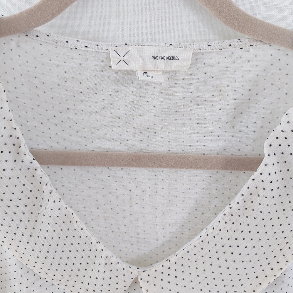 NWOT Pins & Needles Polka-dot Shirt - Picture 4 of 8